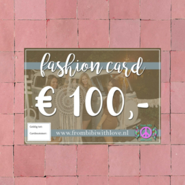 Fashion card 100 euro