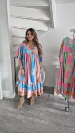 Colourvibes dress blue/pink