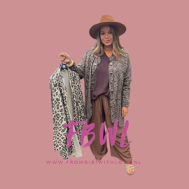 Leopard vest/jasje