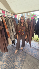 Blouse bruin/colourvibe