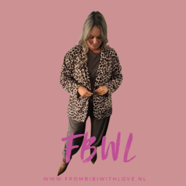 Leopard blazer