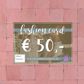 Fashion card 50 euro