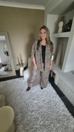 Leopard wide leg