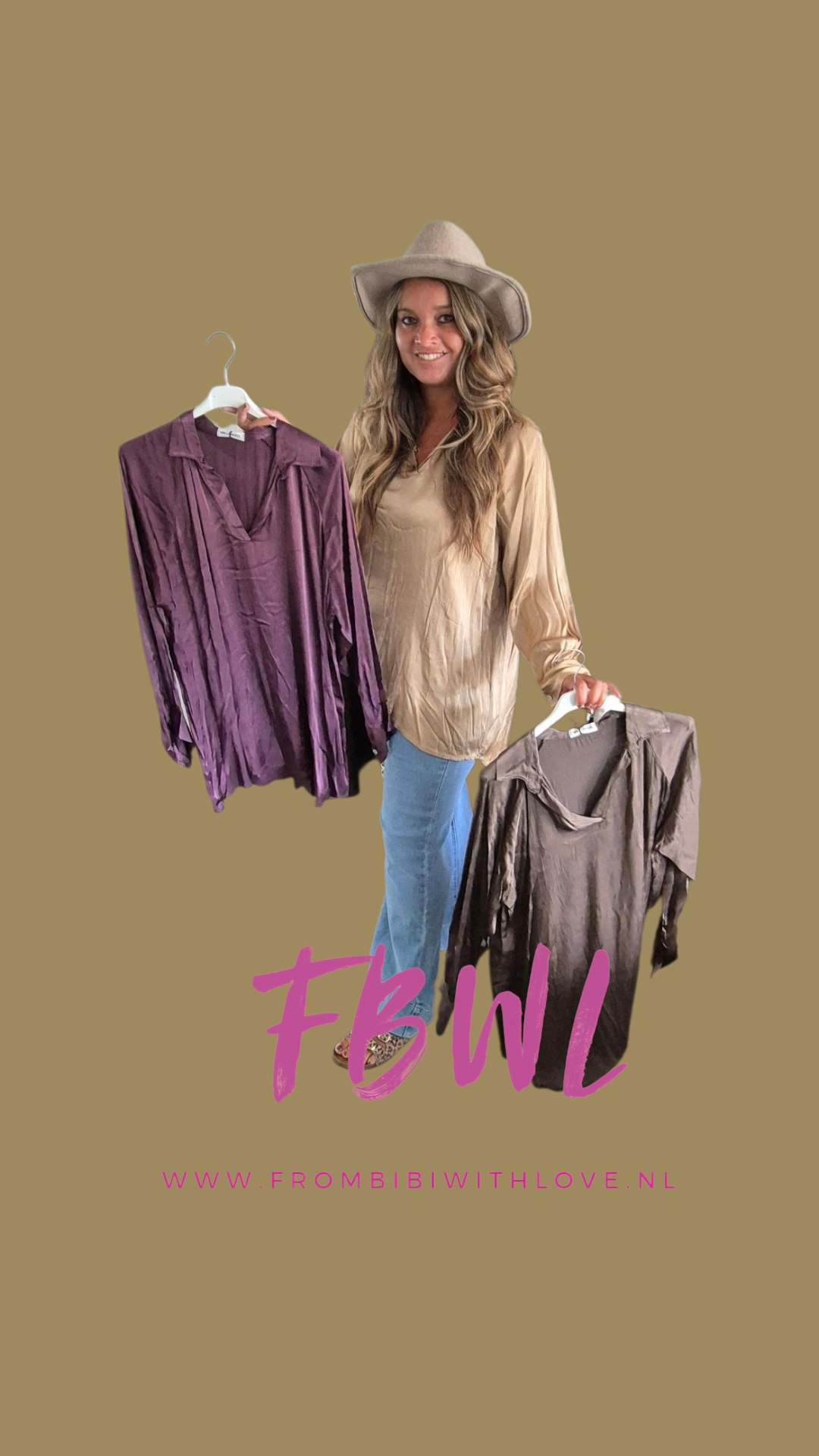 Glans blouse