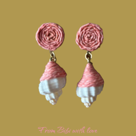 Isla Ibiza oorbel colour shell