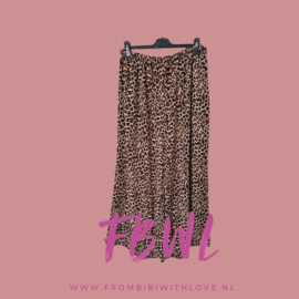Leopard wide leg