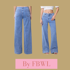 Wide leg strech MONDAY jeans
