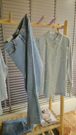 Wide leg strech MONDAY jeans