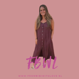 Aubergine dress