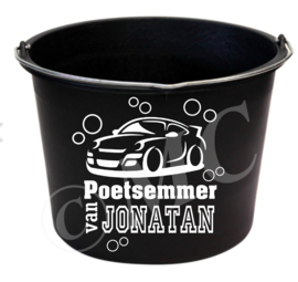 Sticker : Poetsemmer van ....