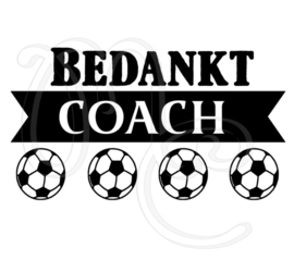 Bedankt coach