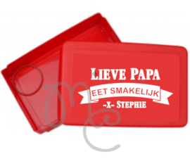 Sticker : Lieve papa / opa eet smakelijk