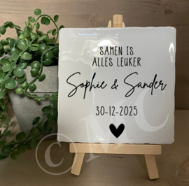 tegel: Samen is alles leuker