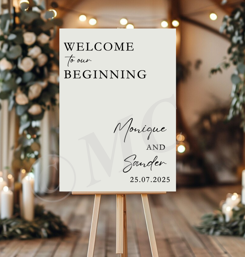 Welcome to our wedding