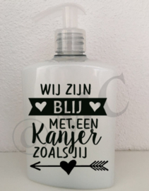 Etiket - Wij zijn blij met een kanjer zoals jij