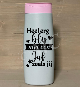 Douchegel heel erg blij met een juf/meester zoals jij