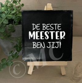 tegel:  De leukste Juf / Meester