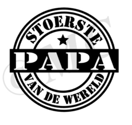 Stempel : Stoerste papa van de wereld