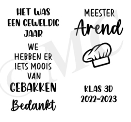 Sticker - Het was een geweldig jaar