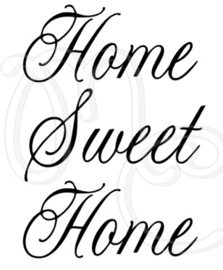 Home Sweet Home traptekst
