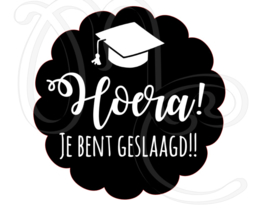 Hoera je bent geslaagd