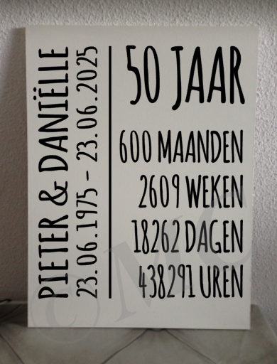 Huwelijk 50 jaar