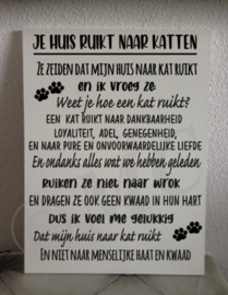 Je huis ruikt naar katten