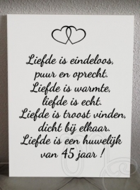 Liefde is eindeloos