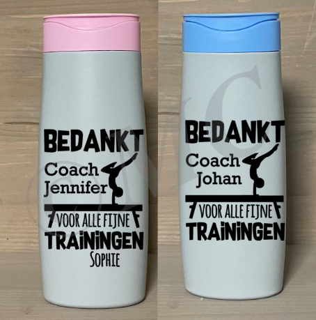 Douchegel: Bedankt coach -Turnen