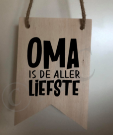 Vaantje hout: Oma is de allerliefste