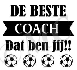 De beste coach dat ben jij