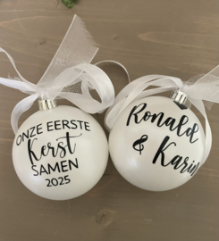 Kerstbal : Our first christmas together