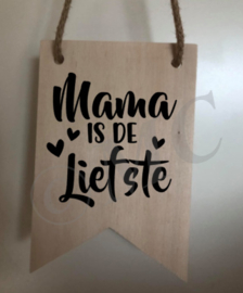Vaantje hout: Mama is de liefste