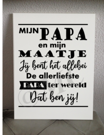 Mijn papa en mijn maatje