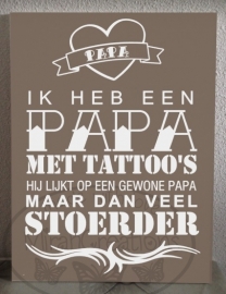 Ik heb een papa met tattoo's