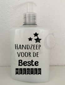 Etiket - Handzeep voor de beste meester (en andere varianten)