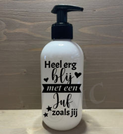 Zeeppompje - Heel erg blij met een juf zoals jij