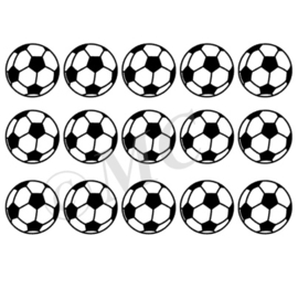 Traktatie stickers "voetbal"