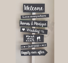 Stickers: Huwelijk (tbv. sign bord)