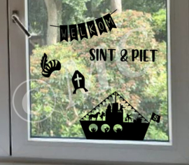Statisch - welkom sint en piet Stoomboot
