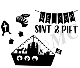 Statisch - welkom sint en piet Stoomboot