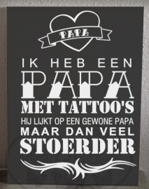 Ik heb een papa met tattoo's