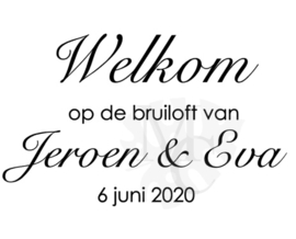 Welkom op de bruiloft van