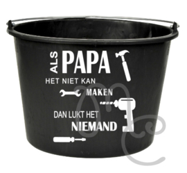 Sticker : Als papa / opa het niet kan maken