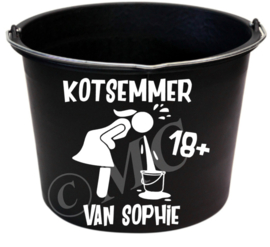 Sticker : Kotsemmer 18+ vrouw