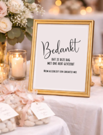 Bedankt dat je deze dag met ons hebt gevierd