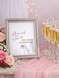 All you need is love and some champagne