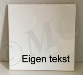 Maatwerk - Tegel