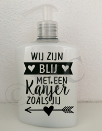 Etiket - Wij zijn blij met een kanjer zoals jij