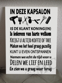 In deze kapsalon